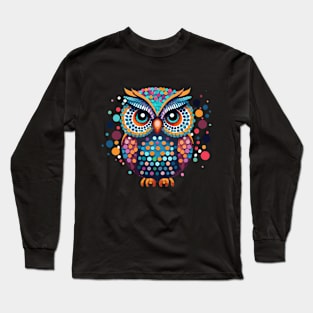 Owl Happy International Dot Day 2024 Polka Dot Men Women Kids Long Sleeve T-Shirt